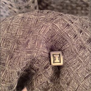 Authentic Pandora Sterling Silver Alpha I Initial